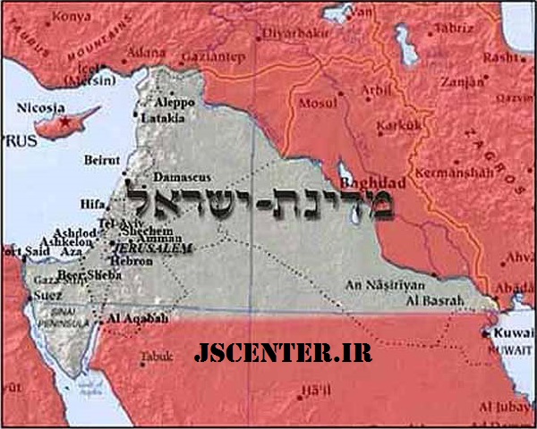 نقشه اسرائیل بزرگ طرح یینون