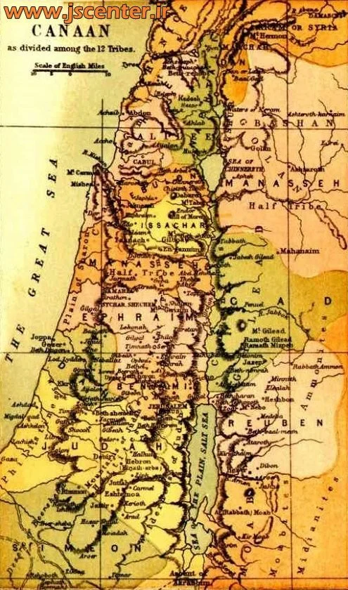 نقشه کنعان