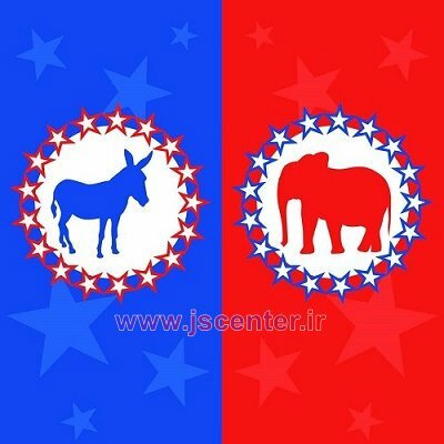 نماد آبی و قرمز