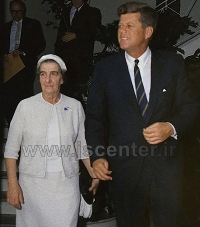 جان اف کندی و گلدا مایر