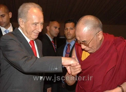 دالایی لاما و شیمون پرز