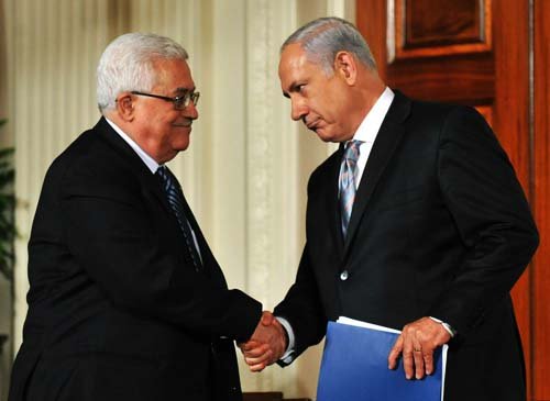 نتانیاهو و محمود عباس
