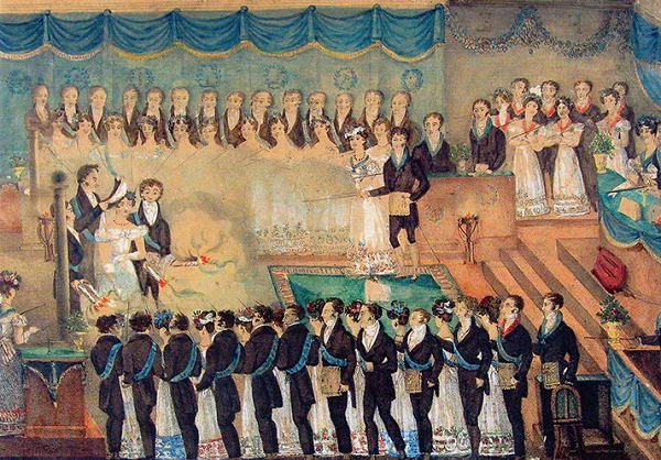 یک زن در لژ فراماسونری