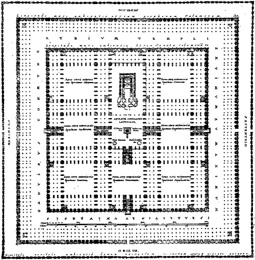 نقشه معبد سلیمان