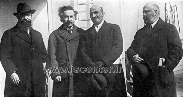 آلبرت انیشتین در کنگره جهانی صهیونیسم