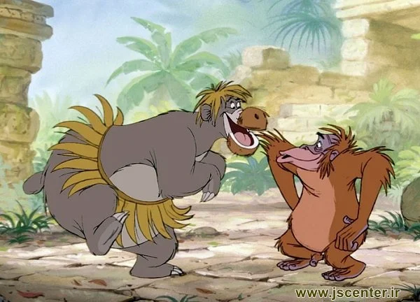 نژاد سیاه و میمون