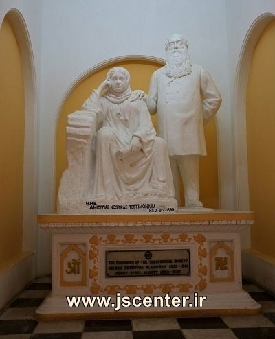 مجسمه کلنل الکات و مادام بلاواتسکی