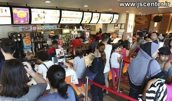 رستوران آمریکایی در آسیا