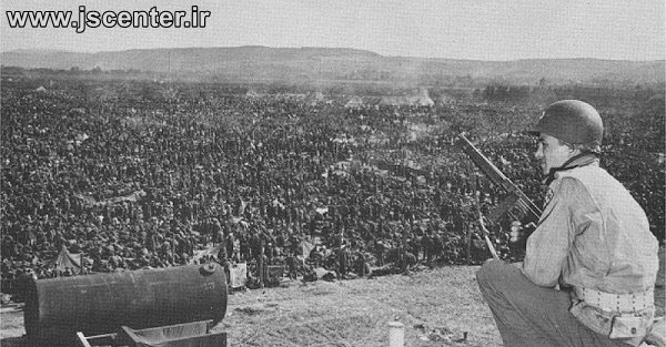 اسرای آلمانی اردوگاه‌ اسرای جنگی راین‌ویزنلاگر Rheinwiesenlager