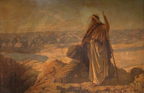 موسی روی کوه نبو