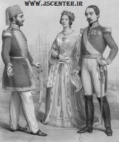 سلطان عبدالمجید و ملکه ویکتوریا و ناپلئون سوم