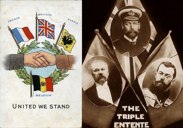 کشورهای اتفاق مثلث در جنگ جهانی اول