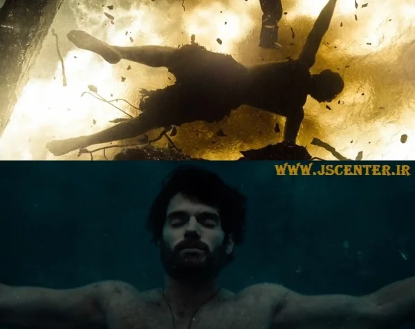 سوپر من در حالت صلیب