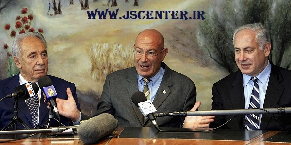 آرنون میلچان و بنیامین نتانیاهو و شیمون پرز