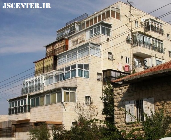 جشن سوکوت و سوکا در بالکن آپارتمان 1 Sukkah
