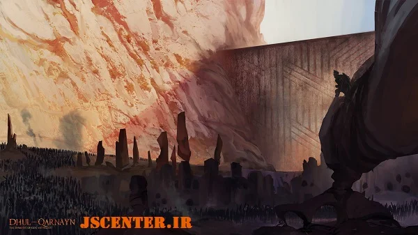 تصویر خیالی سد ذوالقرنین