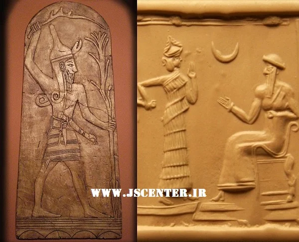 سین الهه ماه و بعل خدای آسمان