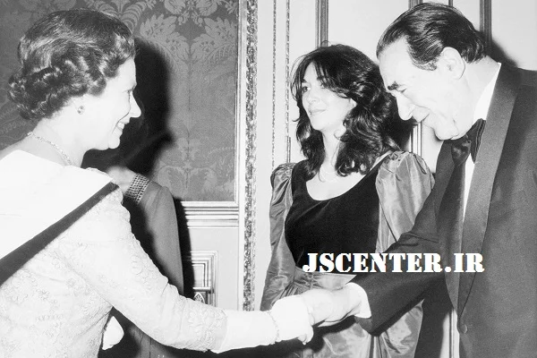 گیلین ماکسول و رابرت ماکسول و ملکه الیزابت