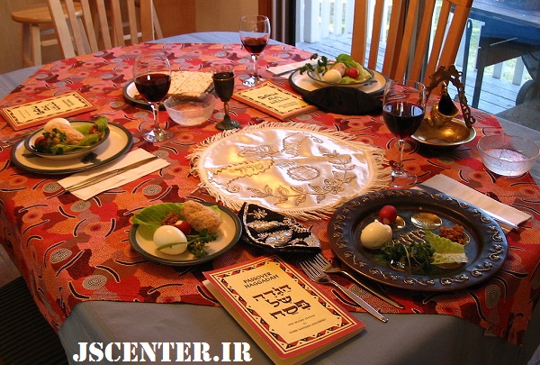 سفره مخصوص شب سدر عید پسح
