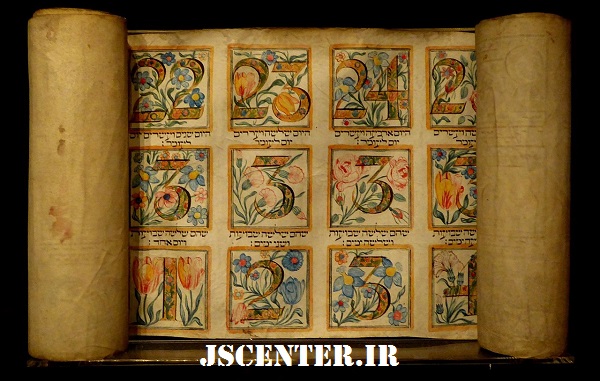 یک تقویم ایتالیایی ایام عومر مربوط به قرن نوزدهم در موزه یهود لندن