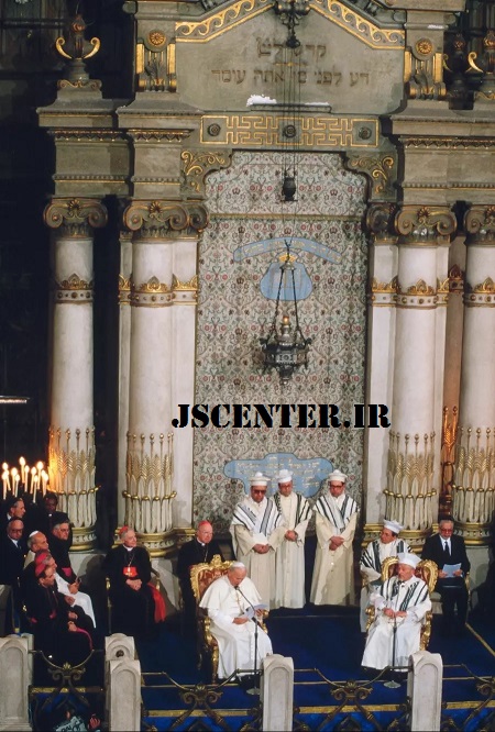 دیدار پاپ ژان پل دوم از کنیسه بزرگ رم