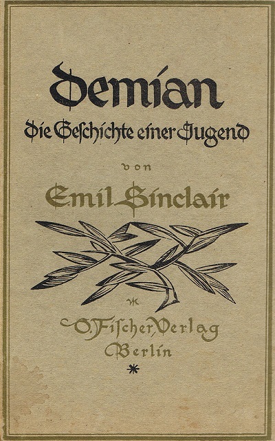 اولین چاپ کتاب دمیان در سال ۱۹۱۹