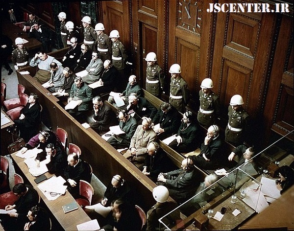 سران نازی در دادگاه نورنبرگ