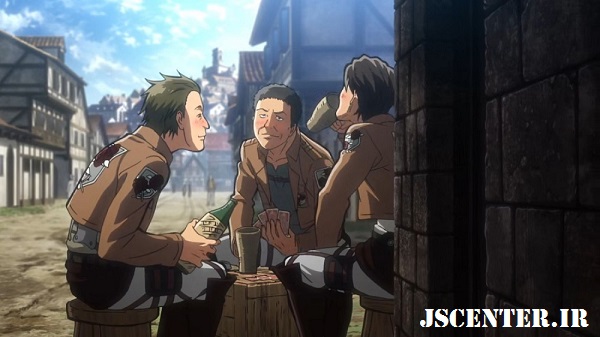 سربازان پارادایس در انیمه Attack On Titan