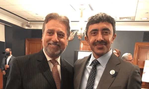 الی عبادی حاخام ارشد امارات و عبدالله بن زاید وزیر امور خارجه امارات