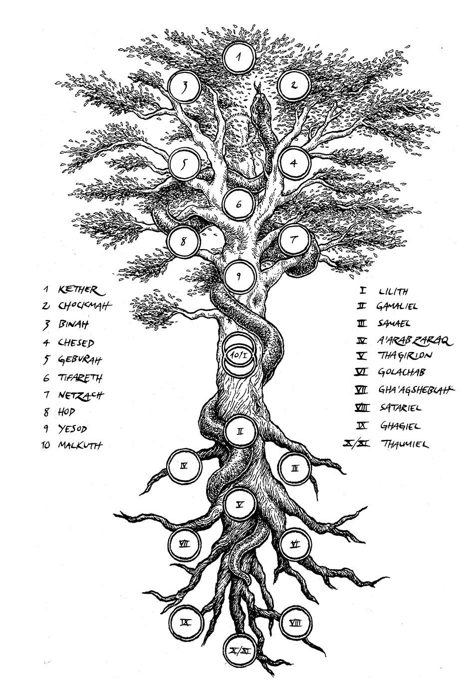 درخت حیات کابالا در آواتار tree of life