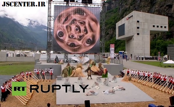 افتتاحیه تونل گوتهارد Gotthard Base Tunnel و نمایش باطن کابالیستی غرب 6