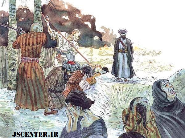 نقاشی افسانه قتل عام بنی قریظه