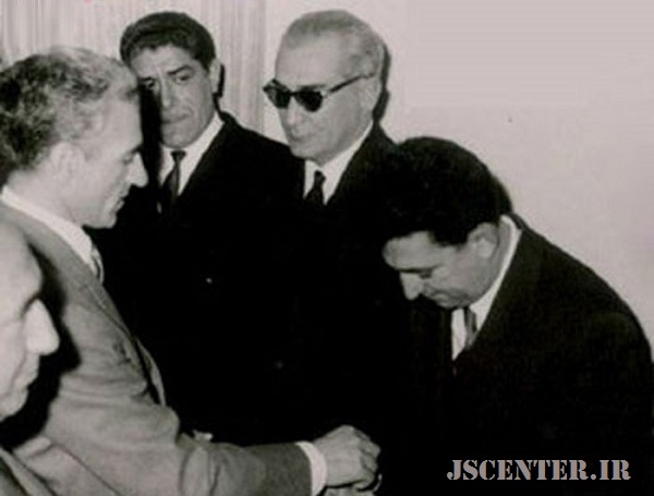دیدار مئیر عزری با محمدرضا پهلوی 1960