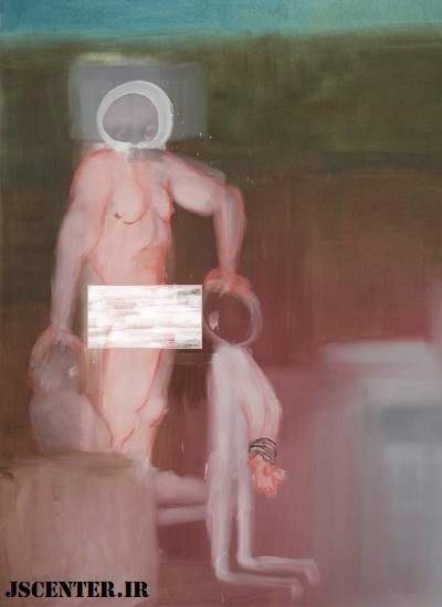 تابلو کودک آزاری fuck abstraction اثر میریام کان نقاش یهودی