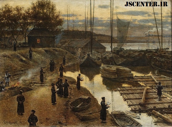 تشلیخ - نقاشی رنگ روغن اثر الکساندر گیرمسکی 1884
