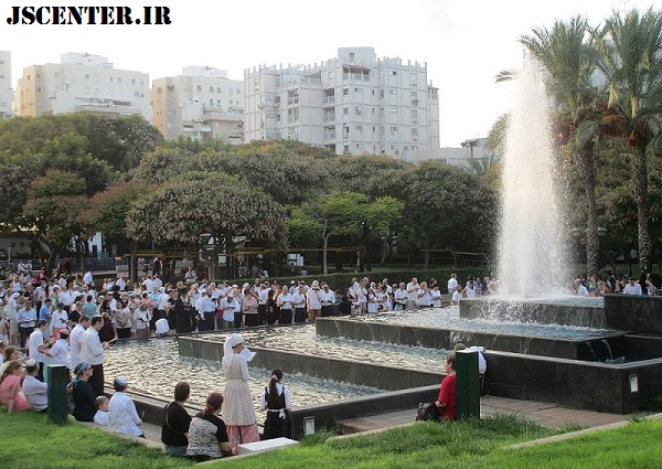 مراسم تشلیخ در پارک Merom Nave در شهر رمت گن اسرائیل 1