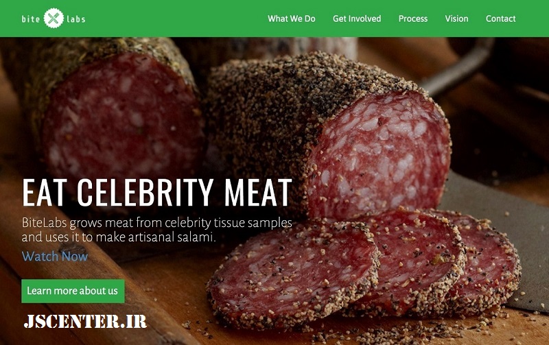 کشت سلول و فروش گوشت سلبریتی توسط شرکت بایت لبز bitelabs