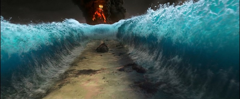 شکافتن دریا در انیمیشن موآنا 3