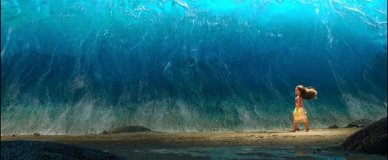 شکافتن دریا در انیمیشن موآنا 5