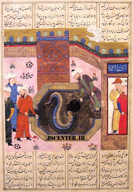 نقاشی کرم هفتواد و فیلم تلماسه