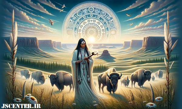 The White Buffalo Calf Woman زن بوفالوی سفید در مناسک مریمیه 2