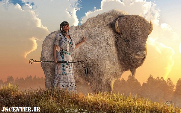 The White Buffalo Calf Woman زن بوفالوی سفید در مناسک مریمیه 3