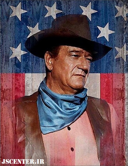 سلبریتی ایرانی و جان وین