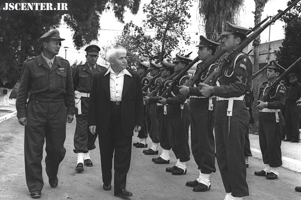 دیوید بن گوریون و موشه دایان