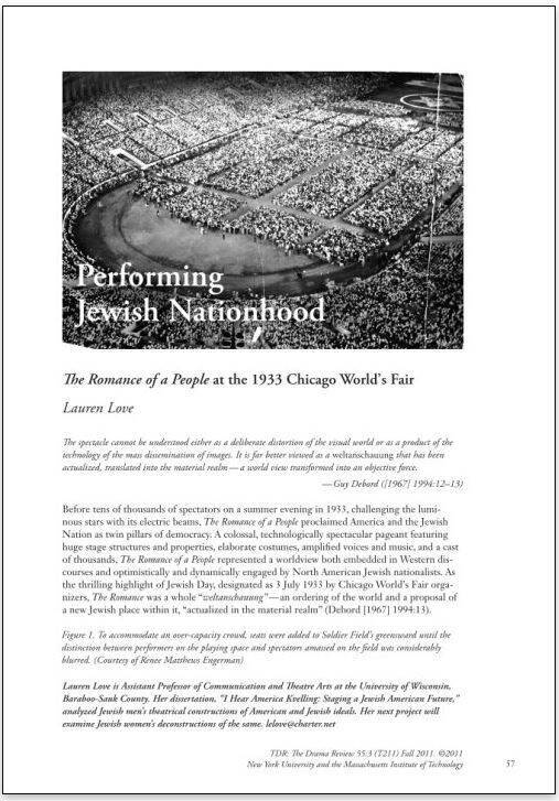 عاشقانه یک ملت The Romance of a people 1