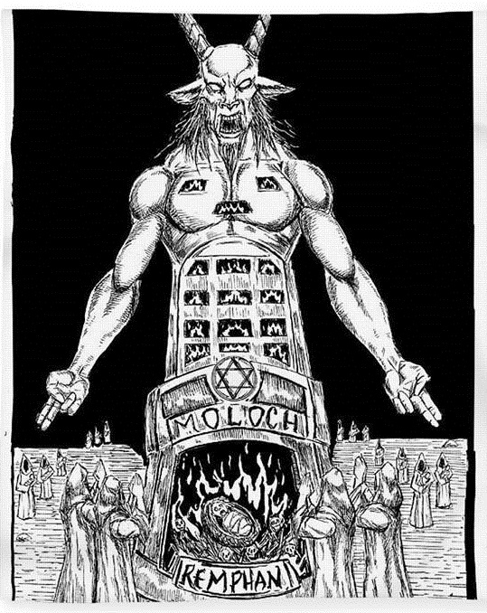 قربانی برای مولوخ مولک بعل گوساله سامری 3