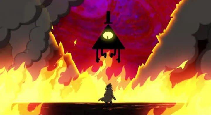 نقد انیمیشن آبشار جاذبه (Gravity Falls) ظهور بیل سایفر در گرویتی فالز 09